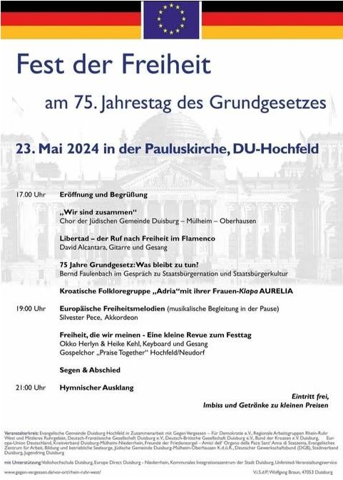 Pauluskirche Duisburg - Fest der Freiheit